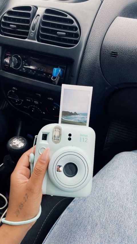 Fujifilm Instax Mini 12 instant fotoaparat – açıq mavi rəng — Foto Video Texnika Company — Фотоаппараты