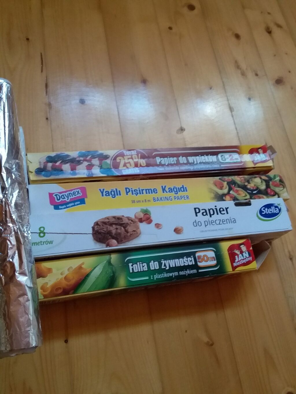 Mətbəx üçün paket: folqa, bişirmə kağızı və qida plyonkası dəsti 7 — Mallar, Digah