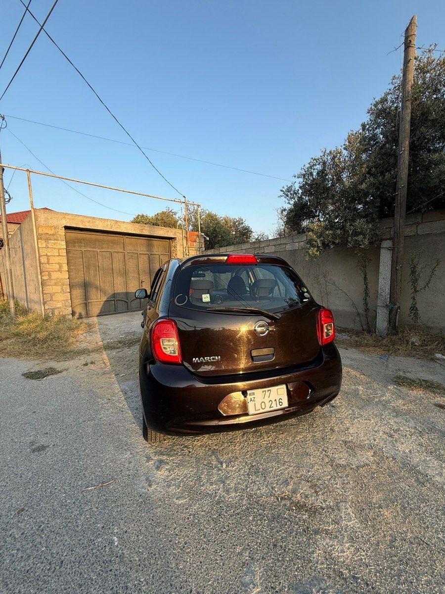 Nissan March, 2015 il — Avtomobillər, Bakı (3)