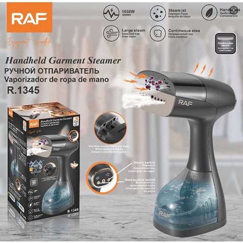 RAF Handheld Garment Steamer R.1345 - Güc: 1650W – tez qızma və güclü — Digah