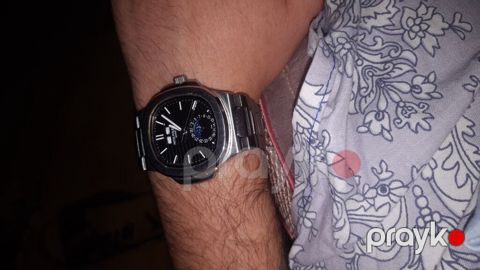 Patek Philippe Nautilus üslubunda mexaniki qol saatı - Korpus və