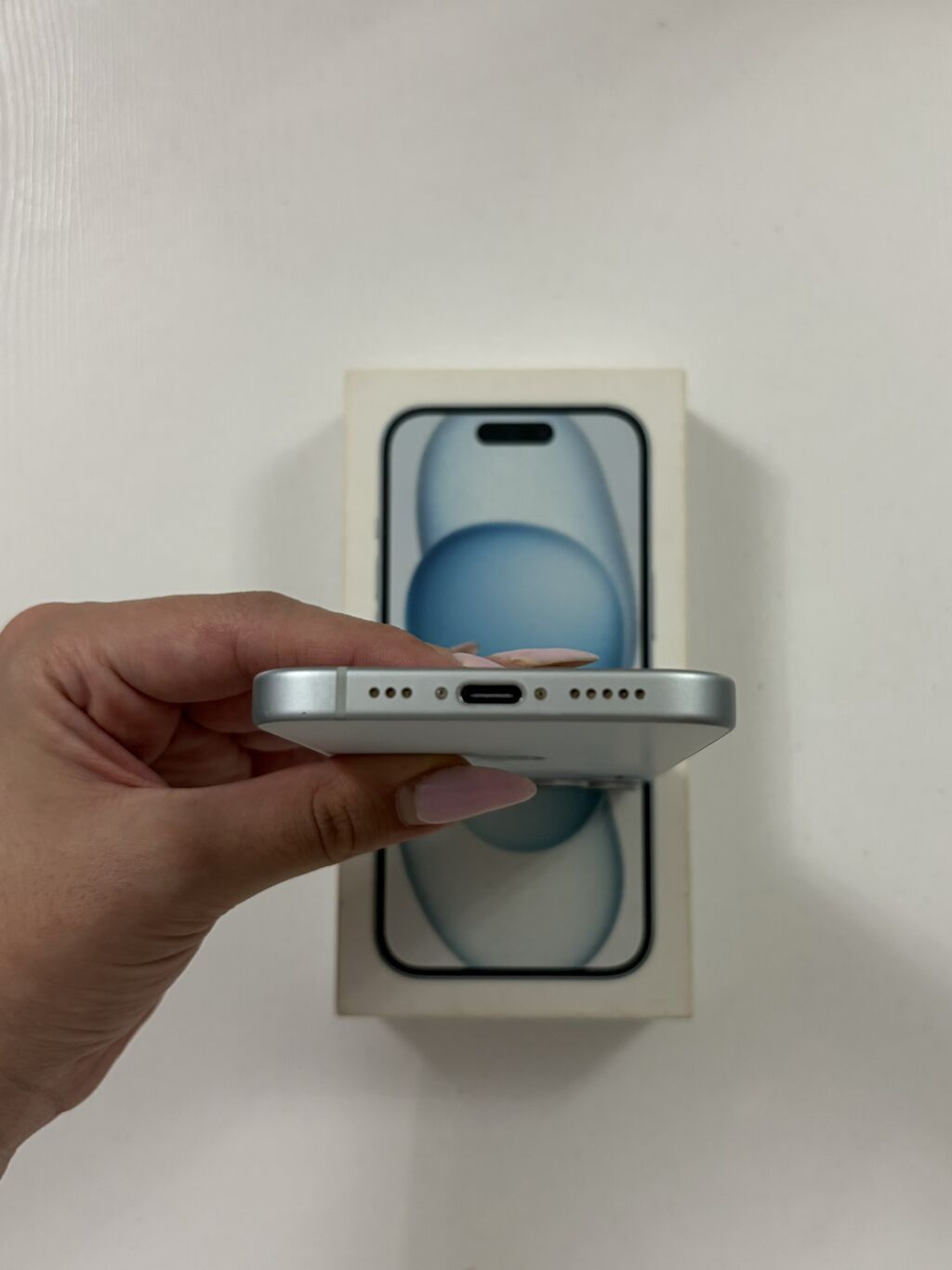 IPhone 15, Mavi — Apple iPhone, Bakı (4)