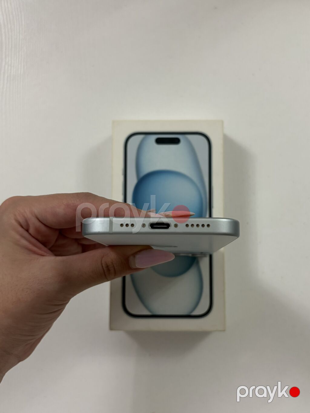 IPhone 15, Mavi — Apple iPhone, Bakı (4)