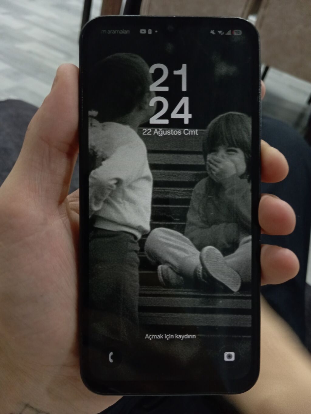Samsung Galaxy A14, rəng - Mavi, Barmaq izi — Samsung, Masazır