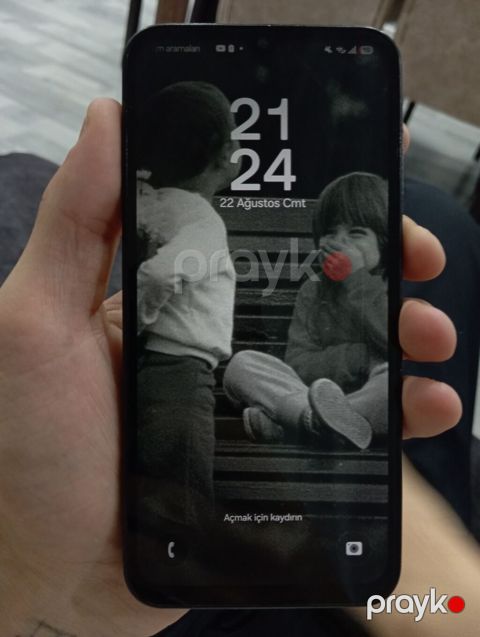 Samsung Galaxy A14, rəng - Mavi, Barmaq izi