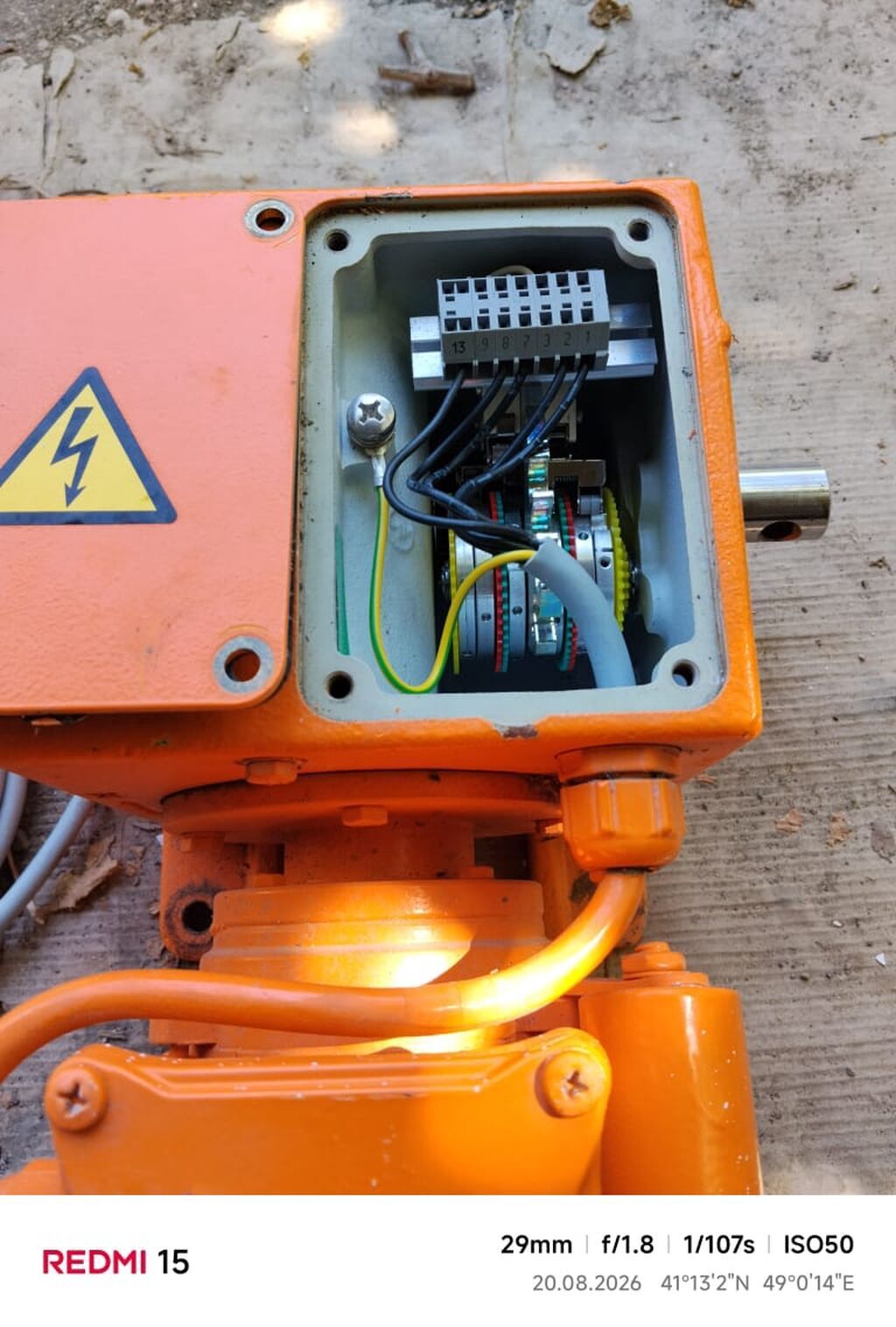 Elektrik ötürücü – motorlu reduktor və limit açarlı aktuator komplekti — Ehtiyat hissələri, Şabran (4)