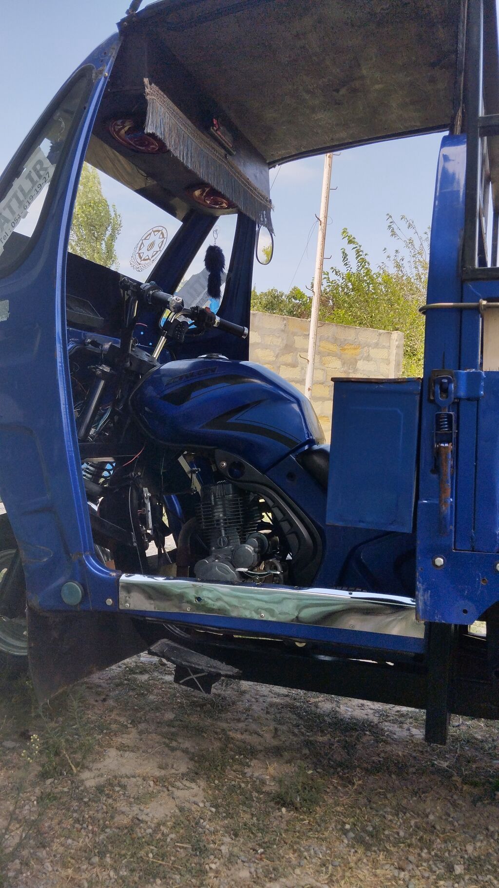 Yükdaşıma üçün üçtəkərli moto-transport - Güclü benzin mühərriyi — Yük maşınları, Salyan (7)