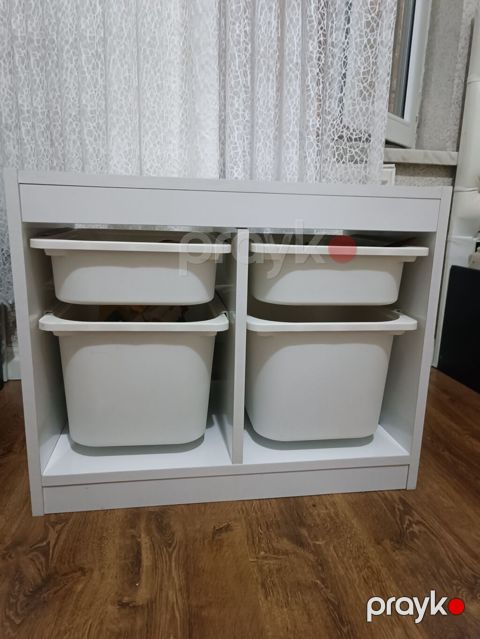 Uşaq otağı üçün saxlama sistemi – 4 ədəd çıxarılan konteynerli modul — Xırdalan