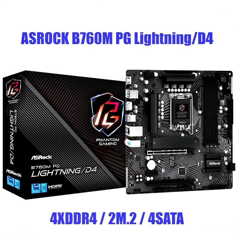 Ana plata "ASRock B760M PG Lightning/D4" — Elektronika, Bakı