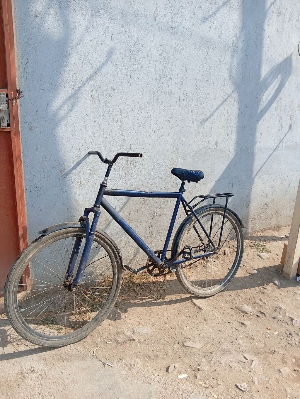 Şəhər tipli sadə velos - Rəng: tünd mavi gövdə, qara detallar - — Velosipedlər, Masallı (7)
