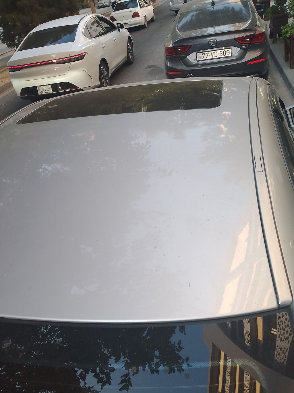 Mercedes-Benz E-Class sedan (W211), gümüşü rəng. - Kuzov: 4 qapılı — Avtomobillər, Bakı (3)
