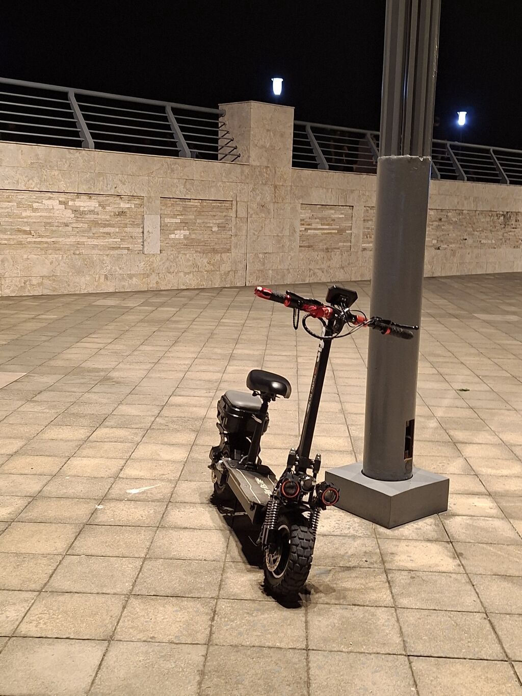 Elektrik skuter – off-road təkərlər və oturacaqlı - Güclü — Mallar, Astara (5)