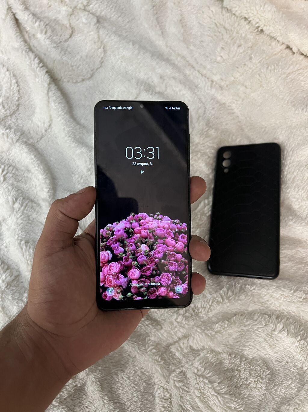 Samsung Galaxy A02, 32 GB, rəng - Qara, Sensor — Samsung, Bakı (4)