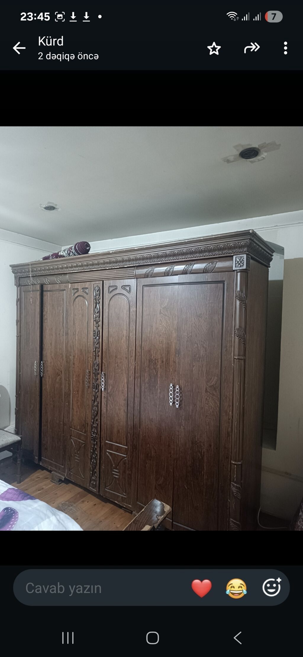 - Məhsul: Yataq otağı və qonaq otağı üçün mebel dəsti - Tərkib: - 4 — Mebel, Bakı