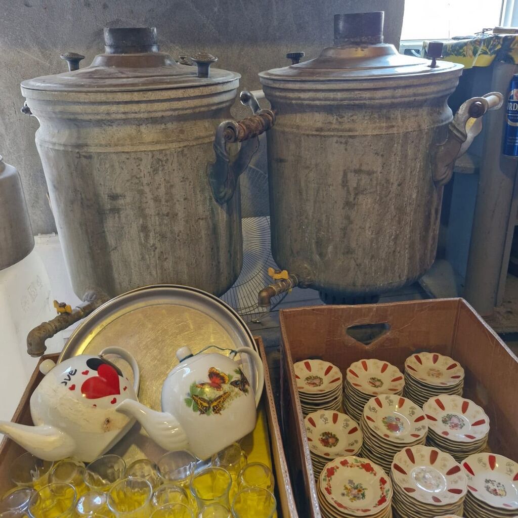 Çay dəsti, rəng - Ağ, Şüşə