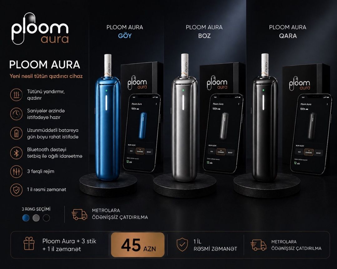 Tütün qızdırıcısı Ploom Aura — Şəxsi əşyalar, Bakı