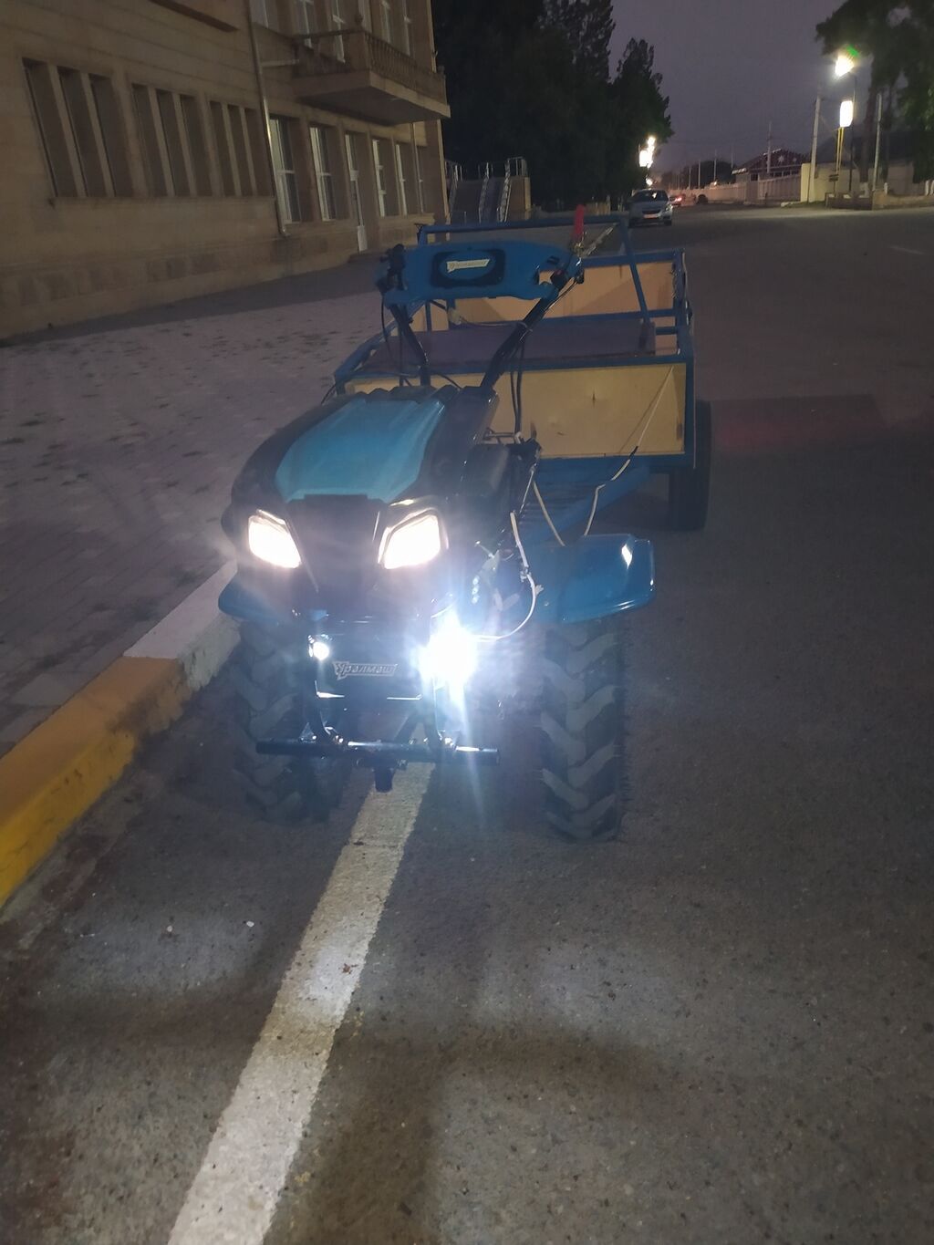 Yük daşıma üçün qoşqulu Mini Matablok islenmeyib 25at gücü boş boşuna — Motobloklar, Qazax (4)