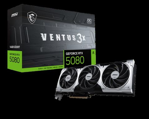 Video kart "MSI GeForce RTX 5080 16G Ventus 3X OC Plus Graphic Card 16GB GDDR7 256-bit"