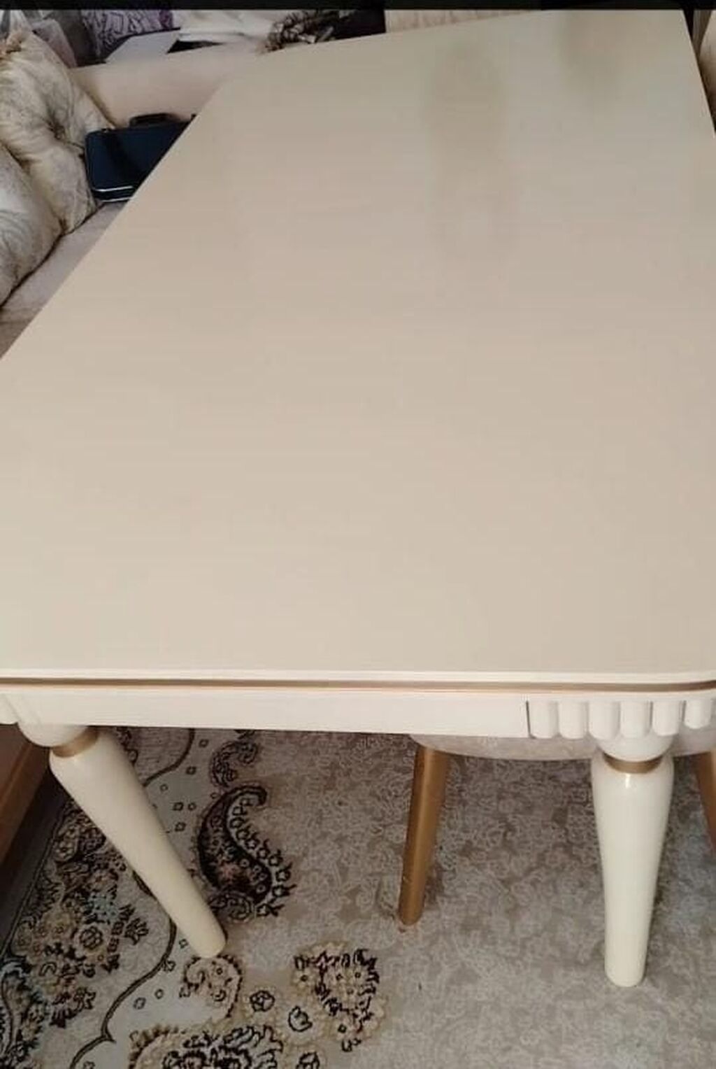 Qonaq otağı üçün, İşlənmiş, Açılmayan, Dördbucaq masa, 4 stul — Mebel, Sumqayıt