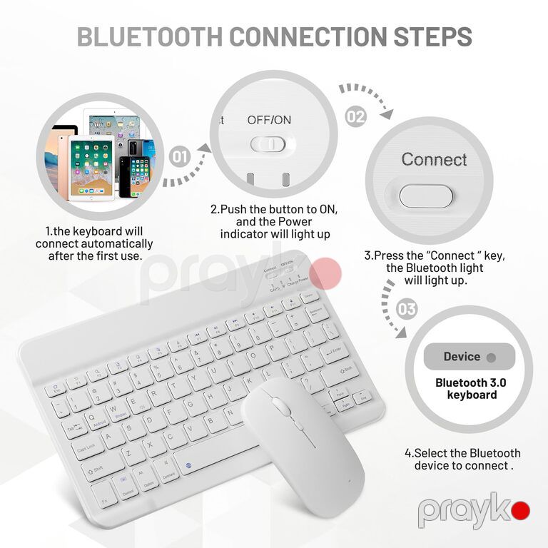 Bluetooth telefon klaviaturası (Ios Android Keyboard) — Elektronika, Bakı (9)