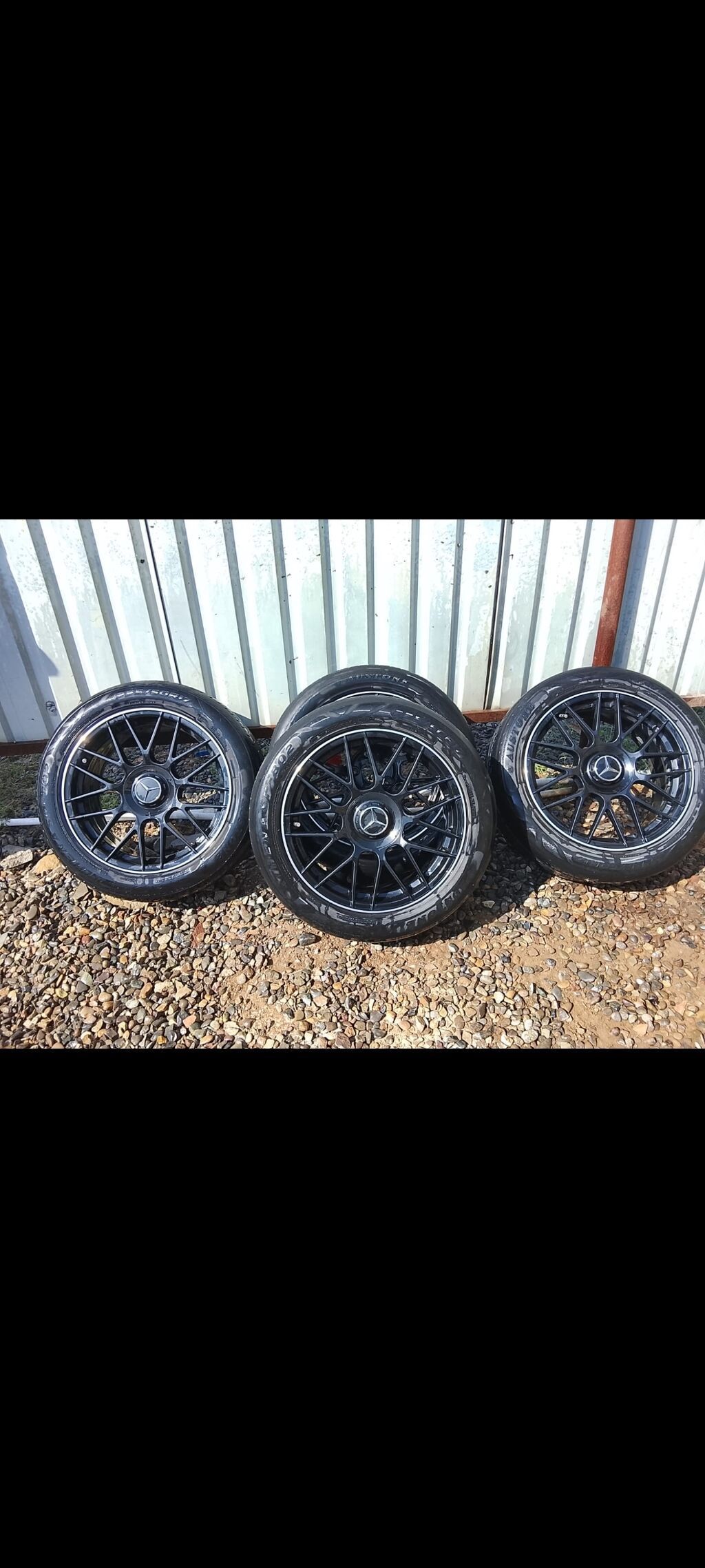 Mercedes üçün 4 ədəd disklə birlikdə şin komplekti - Brend/loqo — Avto, Cəlilabad