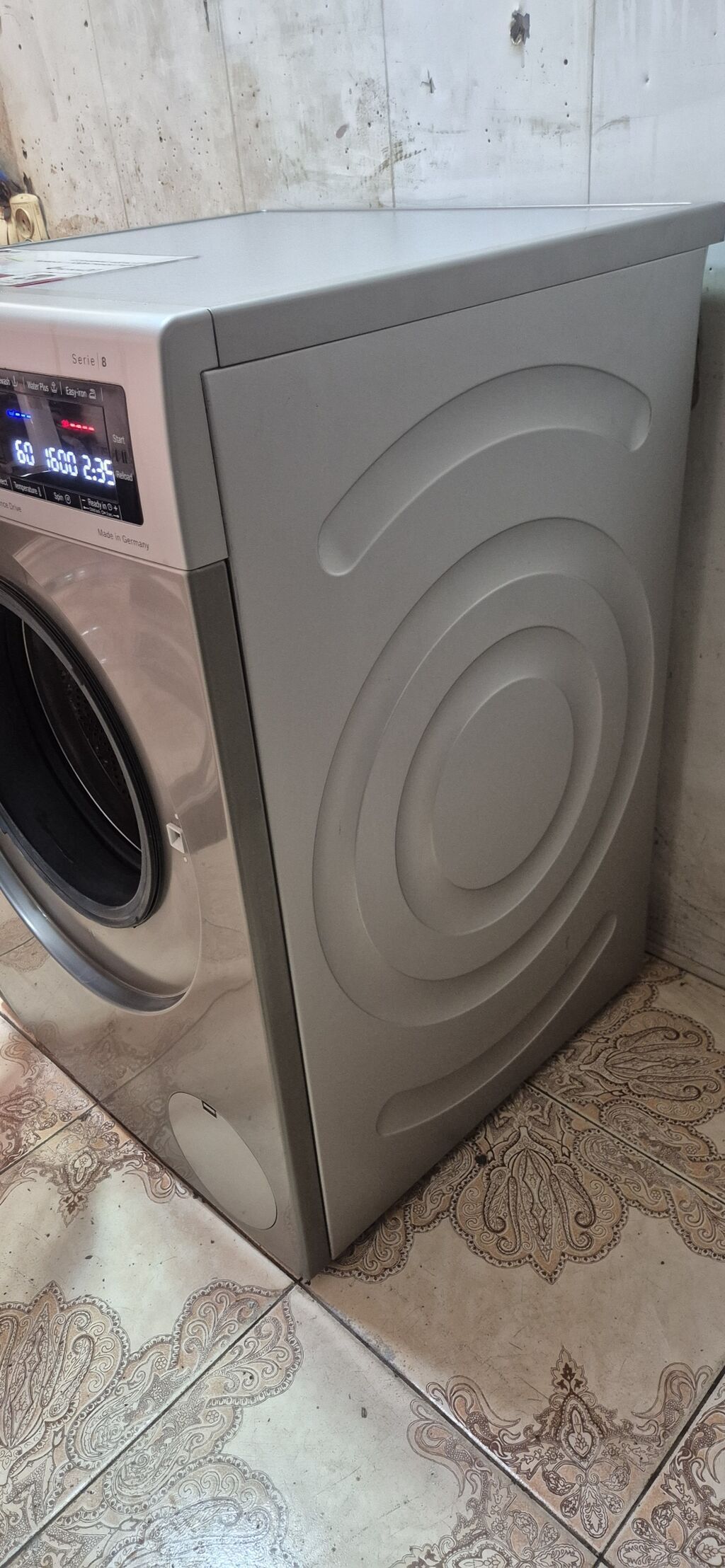 Paltaryuyan maşın Bosch, 9 kq, İşlənmiş, Avtomat, Qurutma var, Ödənişli çatdırılma — Paltaryuyan maşınlar, Bakı (4)