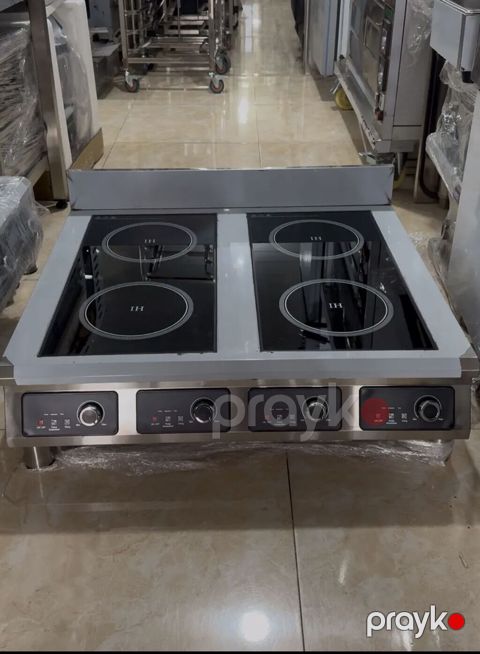 İnduksiya sobası Stolüstü, 4 gözlü, Yeni