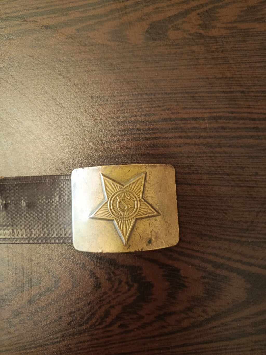 Məhsul: Sovet dövrünə aid hərbi kəmər Təsvir: - Orijinal metal — Aksesuarlar, Digah (7)