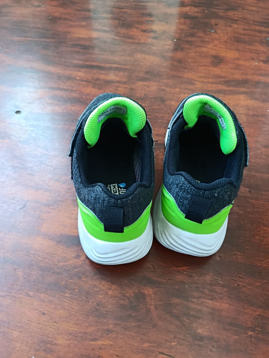 Skechers Skech-Tex Waterproof uşaq ayaqqabısı, ölçü 35, qara-yaşıl — Krossovkalar və kedilər, Bakı (4)