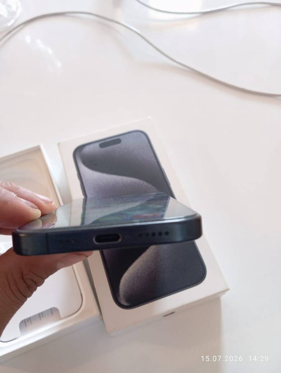 Apple iPhone 15 Pro Blue Titanium 128GB/8GB — Smartfonlar, Bakı (3)