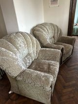 Yumşaq mebel dəsti – 1 divan 195 sm + 2 kreslo 90 sm - Rəng: açıq — AfFiruza