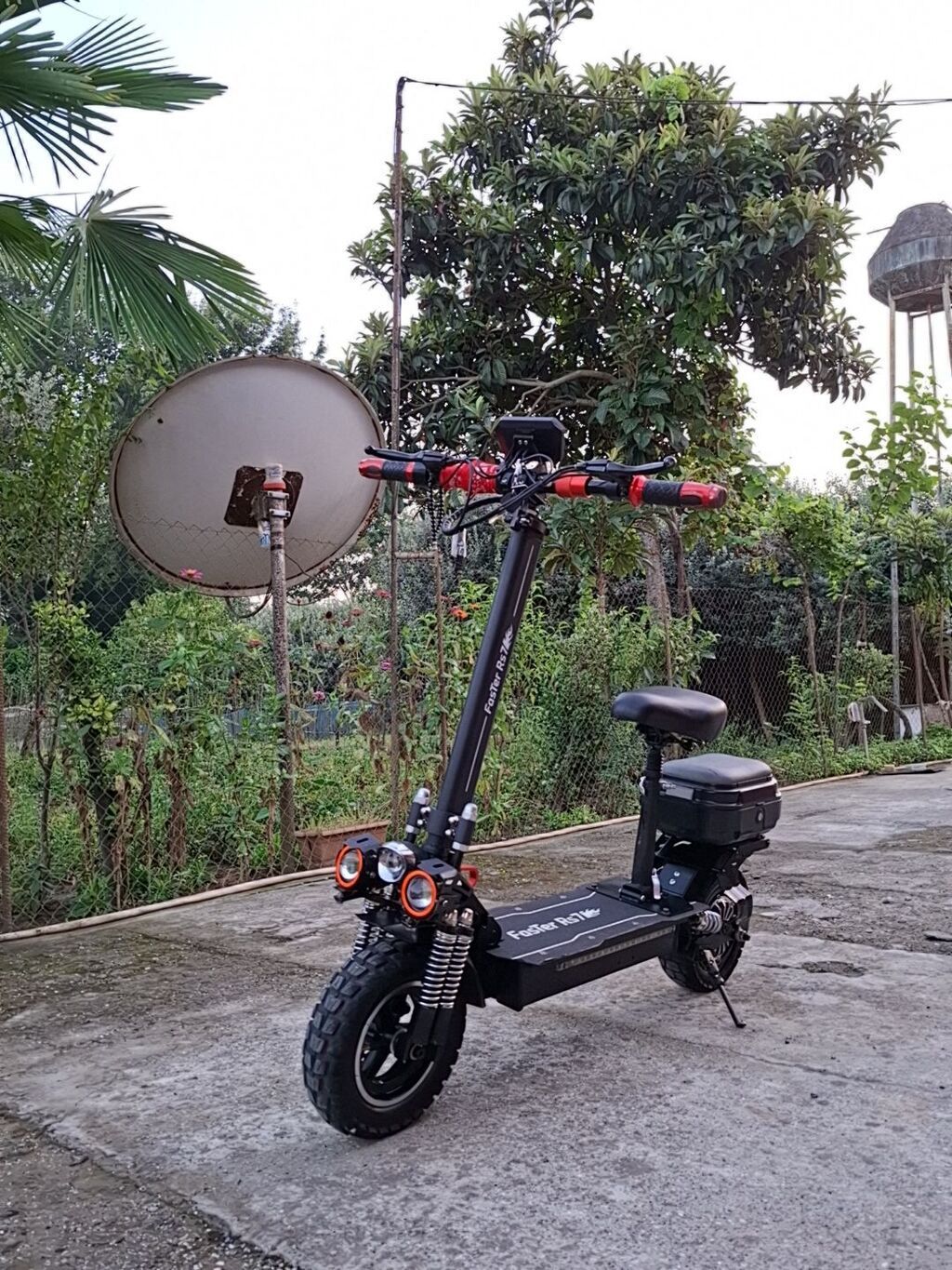 Elektrik skuter – off-road təkərlər və oturacaqlı - Güclü — Mallar, Astara (2)