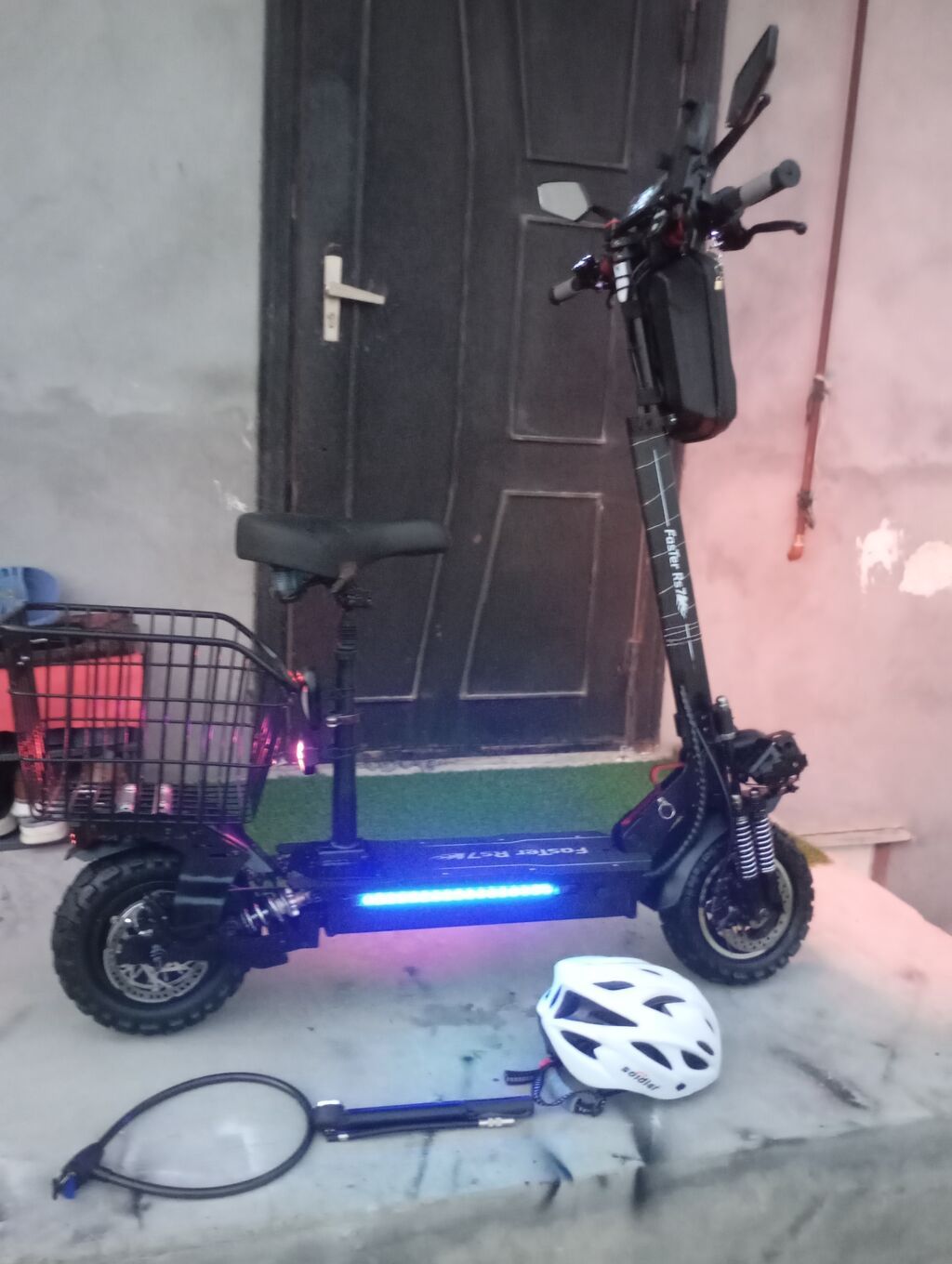 Yeni Skuter FasTer Rs7 Elektrik skuter – şəhər və off-road üçün — Mallar, Bakı (9)