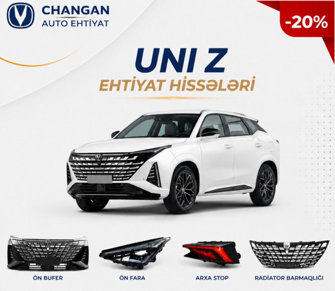 Changan Uni-Z ehtiyat hissələri — Ehtiyat hissələri və aksesuarlar, Bakı