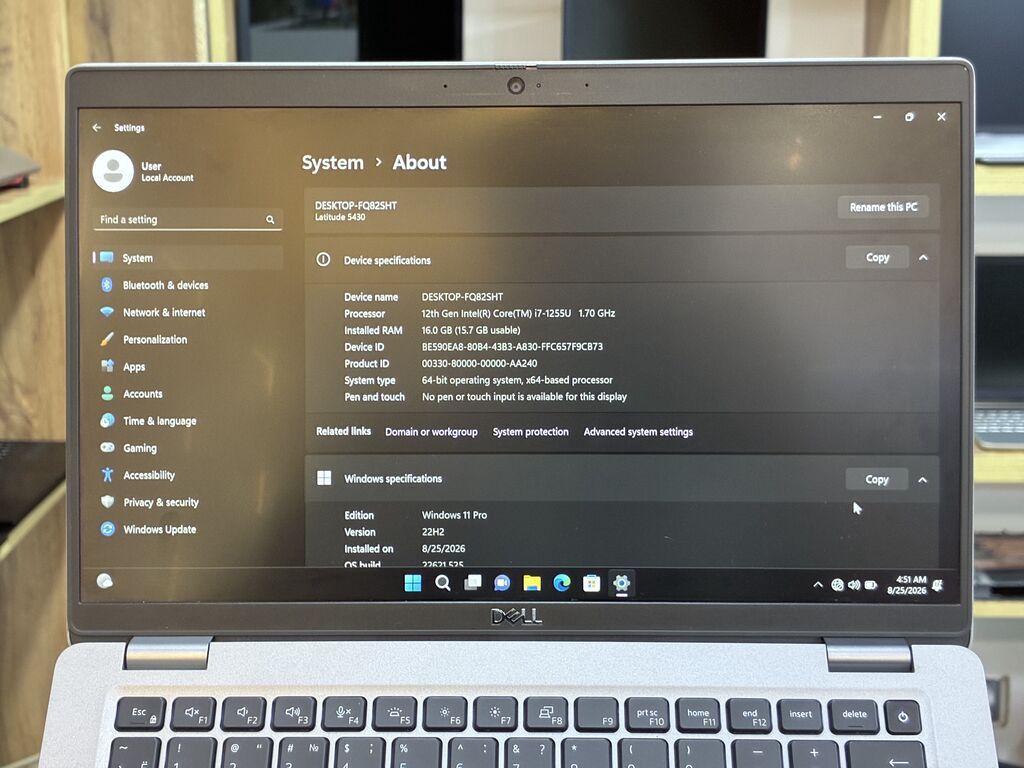 İşlənmiş Dell Latitude, 14 ", Intel Core i7, 512 GB, Ünvandan götürmə, Ödənişli çatdırılma, Rayonlara çatdırılma — Dell, Bakı (4)