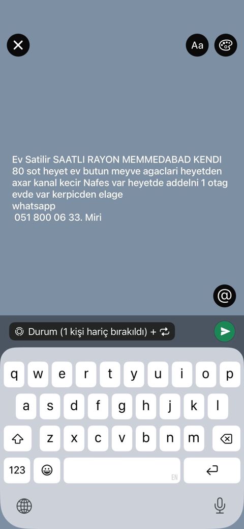 Salam qaz işığ daimidir internet xetti var