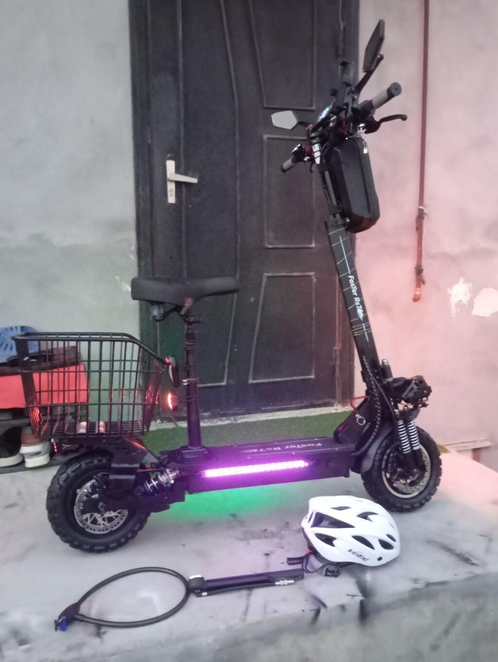 Yeni Skuter FasTer Rs7 Elektrik skuter – şəhər və off-road üçün — Mallar, Bakı (8)