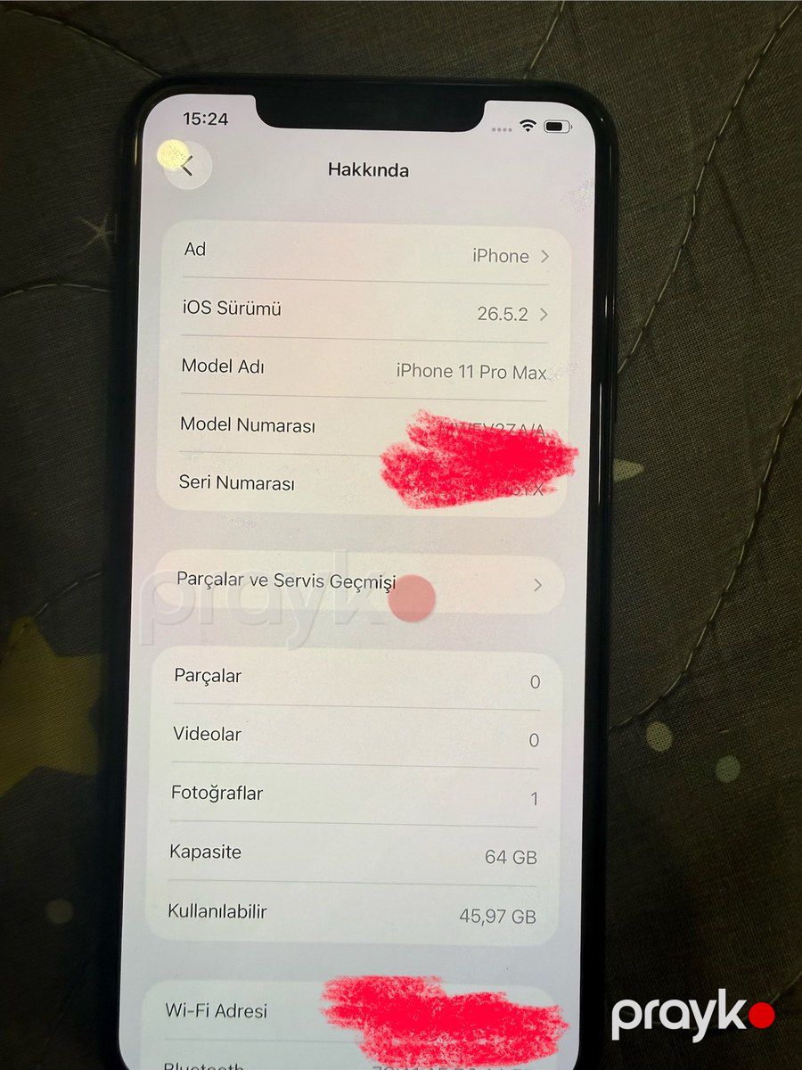 Apple iPhone 11 Pro Max Space Gray 64GB/4GB — Mallar, Bakı (6)