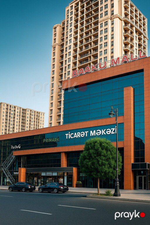 İcarəyə verilir 2 otaqlı yeni tikili 80 m² — Mənzil, Bakı (6)