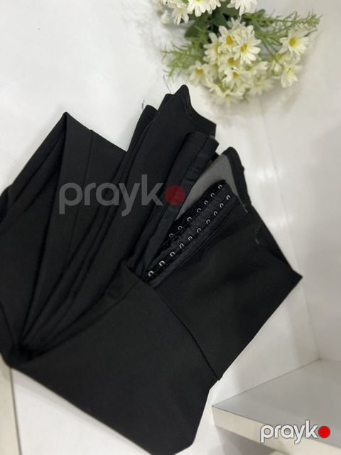 Qadınlar üçün yüksək belli formalaşdırıcı kəmər-korset, qara — Masazır
