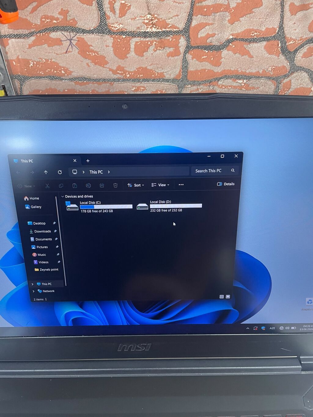 MSI GF63 Thin 9SCX oyun noutbuku - Ekran: 15.6" FHD (1920x1080) — MSI, Saray (3)