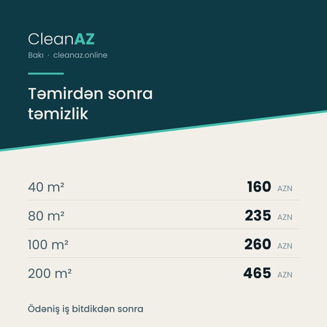 Təmirdən sonra təmizlik — Təmizlik, Bakı (2)