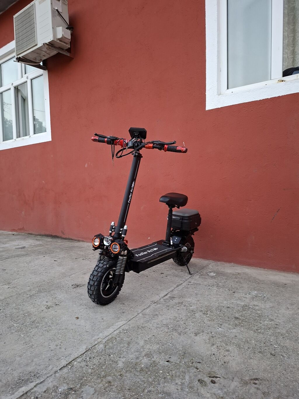 Elektrik skuter – off-road təkərlər və oturacaqlı - Güclü — Mallar, Astara (3)