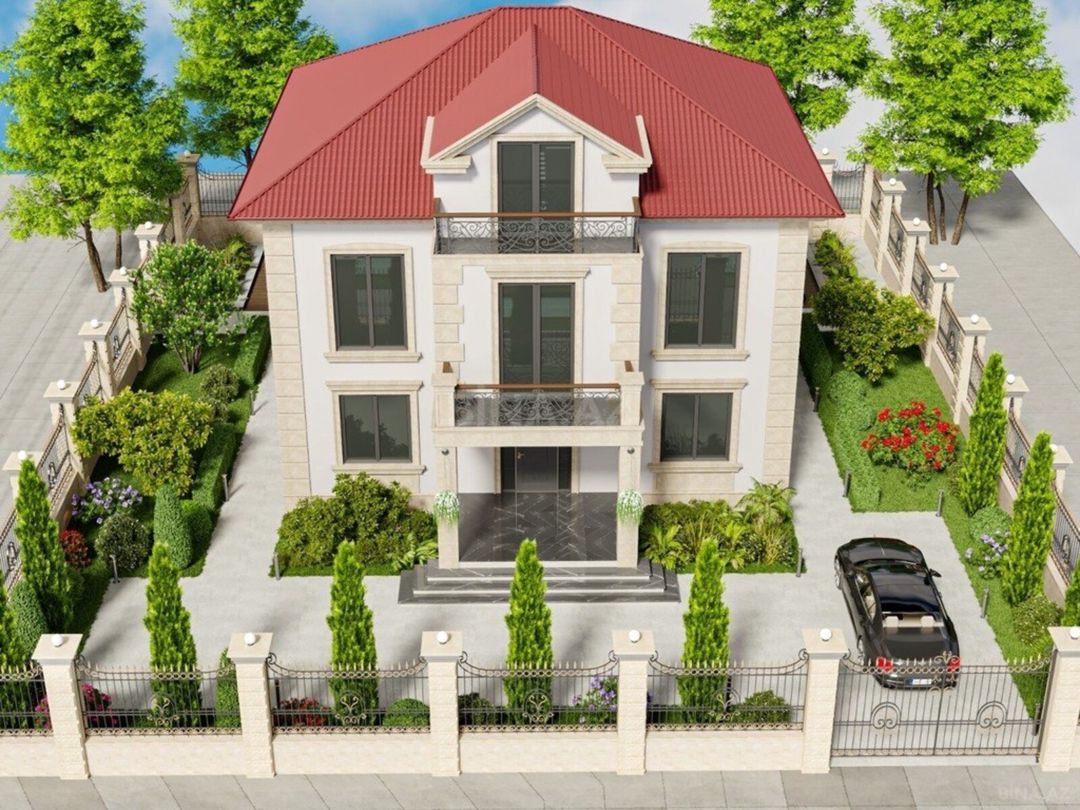 Satılır 6 otaqlı həyət evi/bağ evi 400 m² — Ev, villa, Bakı (6)