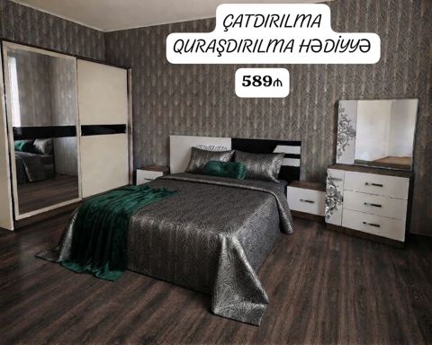 Yataq desti 590 manat.Catdirilma quraşdırılma yaxin erazilere — Min bir xirdavat dunyasi — Комплекты мебели для спальни