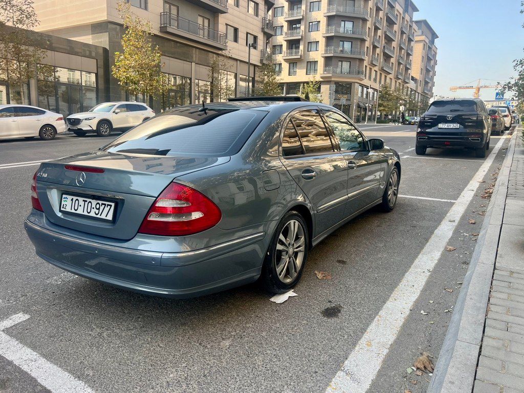 Mercedes E 240, 2.6 L, 2005 il, 313 456 km — Avtomobillər, Bakı (5)