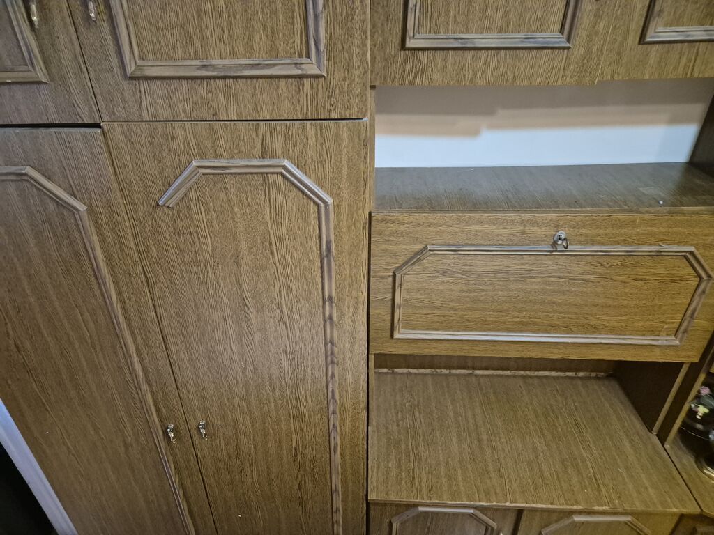 Taxta mebel dəsti - Rəng və material: Tünd palıd teksturalı — Mebel, Bakı (3)