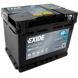 Exide, 60 ah, Orijinal, Fransa, Yeni — Akkumulyatorlar