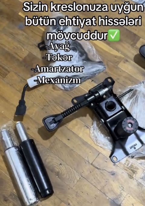 Salon və ofis kresloları üçün ehtiyat hissələri və təmiri