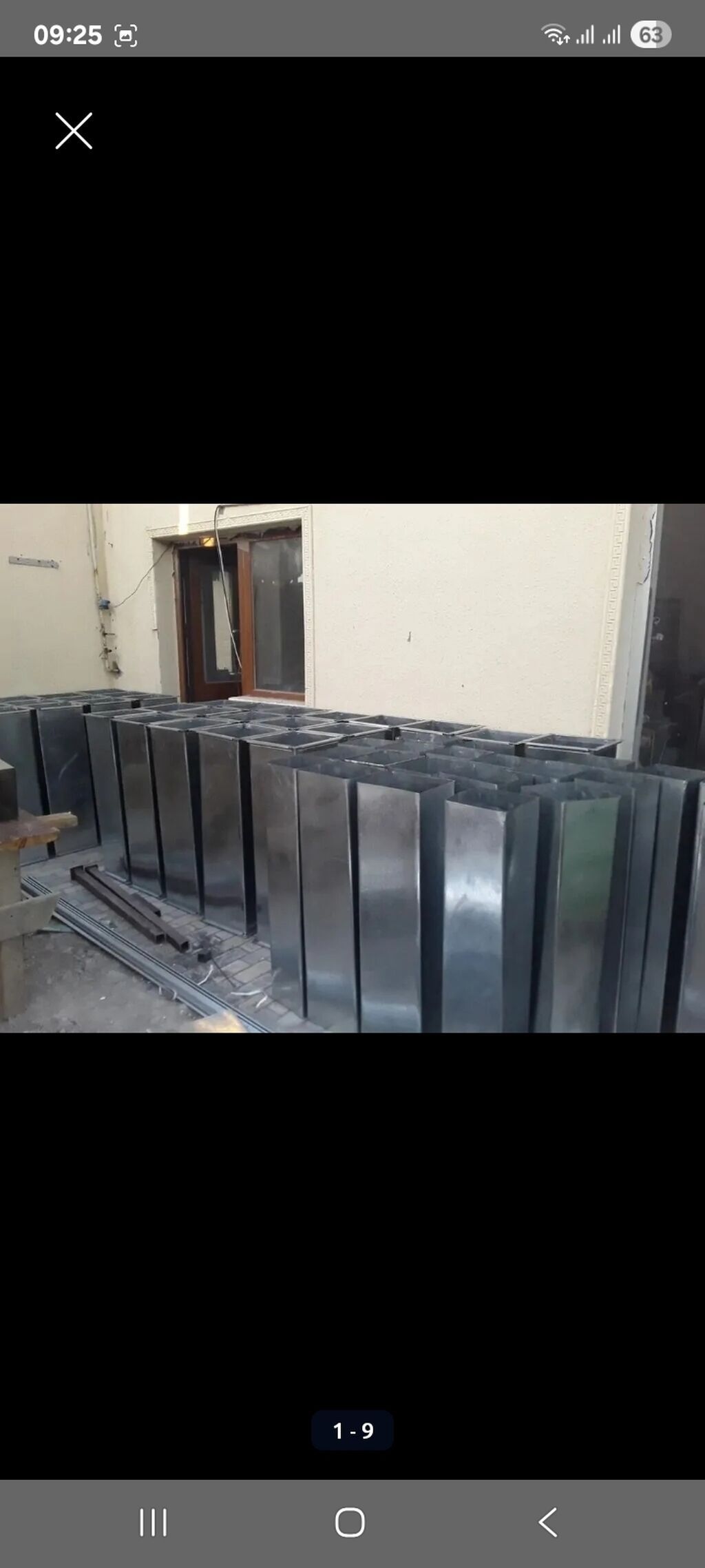 Məhsul: Sinklənmiş hava və tüstü boruları, qoşqu elementləri və metal — Santexnika, Saray (10)